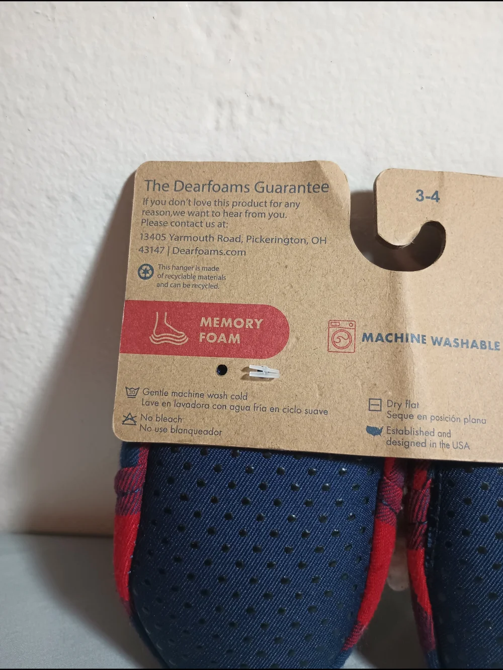 dearfoams cozy comfort
